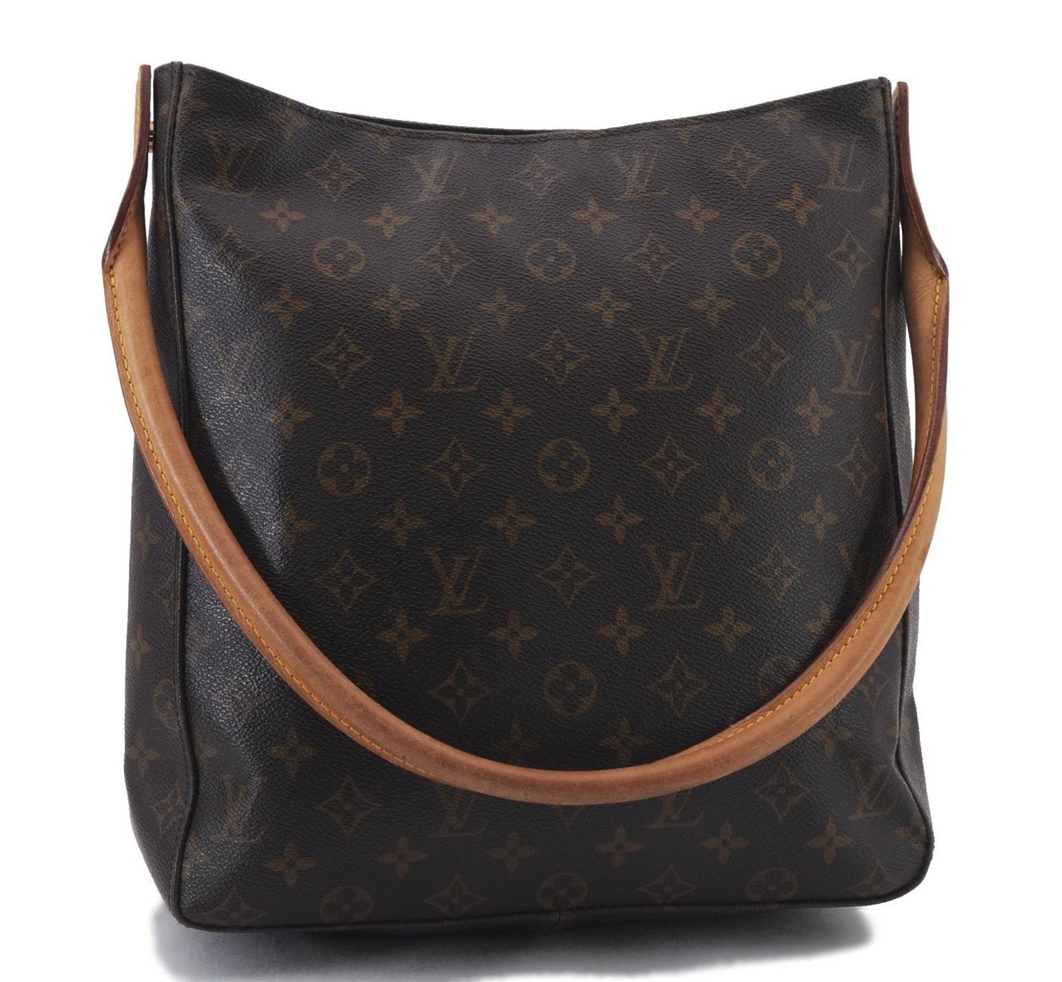 Authentic LOUIS VUITTON Monogram Looping GM Shoulder Bag Purse M51145 LV 8284C
