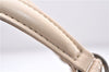 Authentic Christian Dior Trotter Romantic Hand Bag PVC Leather Beige 8284E