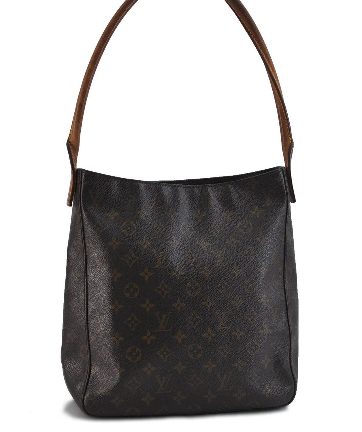 Authentic LOUIS VUITTON Monogram Looping GM Shoulder Bag Purse M51145 LV 8285C