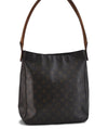 Authentic LOUIS VUITTON Monogram Looping GM Shoulder Bag Purse M51145 LV 8285C