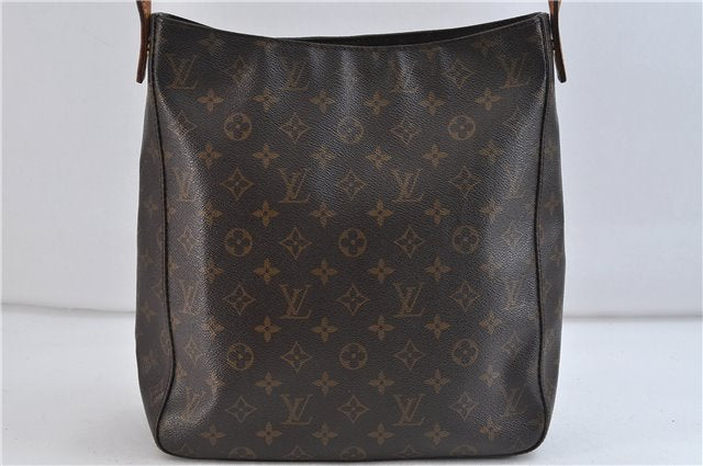 Authentic LOUIS VUITTON Monogram Looping GM Shoulder Bag Purse M51145 LV 8285C