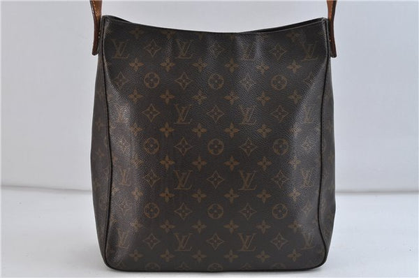 Authentic LOUIS VUITTON Monogram Looping GM Shoulder Bag Purse M51145 LV 8285C