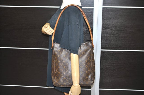 Authentic LOUIS VUITTON Monogram Looping GM Shoulder Bag Purse M51145 LV 8285C