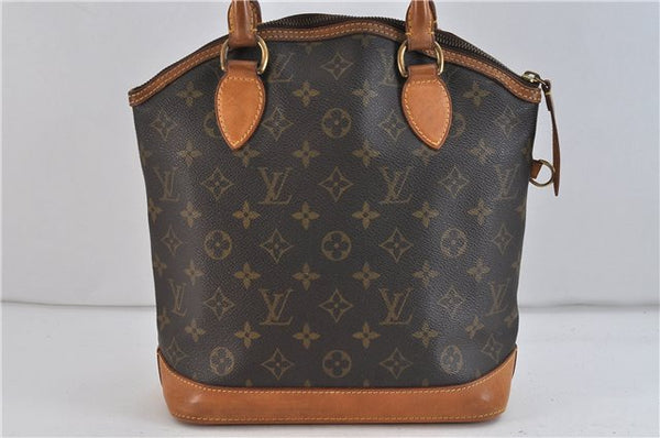 Authentic LOUIS VUITTON Monogram Lockit Hand Tote Bag M40102 LV 8286C