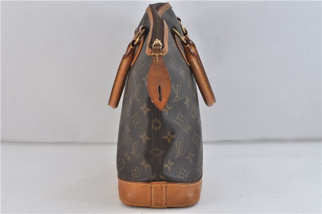 Authentic LOUIS VUITTON Monogram Lockit Hand Tote Bag M40102 LV 8286C