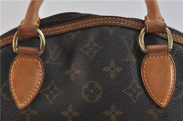 Authentic LOUIS VUITTON Monogram Lockit Hand Tote Bag M40102 LV 8286C