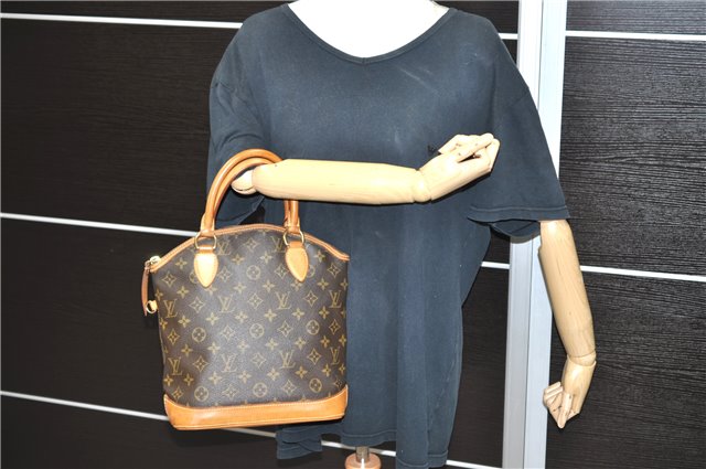Authentic LOUIS VUITTON Monogram Lockit Hand Tote Bag M40102 LV 8286C