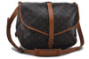 Auth LOUIS VUITTON Monogram Saumur 35 Shoulder Cross Body Bag M42254 LV 8291C