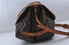 Auth LOUIS VUITTON Monogram Saumur 35 Shoulder Cross Body Bag M42254 LV 8291C
