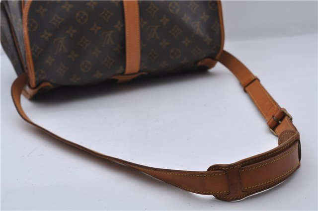 Auth LOUIS VUITTON Monogram Saumur 35 Shoulder Cross Body Bag M42254 LV 8291C