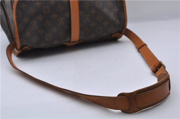 Auth LOUIS VUITTON Monogram Saumur 35 Shoulder Cross Body Bag M42254 LV 8291C