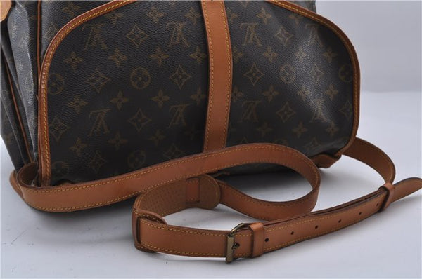 Auth LOUIS VUITTON Monogram Saumur 35 Shoulder Cross Body Bag M42254 LV 8291C