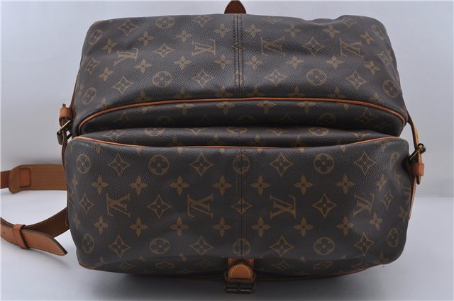 Auth LOUIS VUITTON Monogram Saumur 35 Shoulder Cross Body Bag M42254 LV 8291C