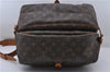 Auth LOUIS VUITTON Monogram Saumur 35 Shoulder Cross Body Bag M42254 LV 8291C