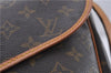 Auth LOUIS VUITTON Monogram Saumur 35 Shoulder Cross Body Bag M42254 LV 8291C