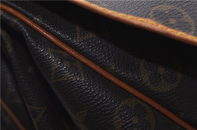 Auth LOUIS VUITTON Monogram Saumur 35 Shoulder Cross Body Bag M42254 LV 8291C