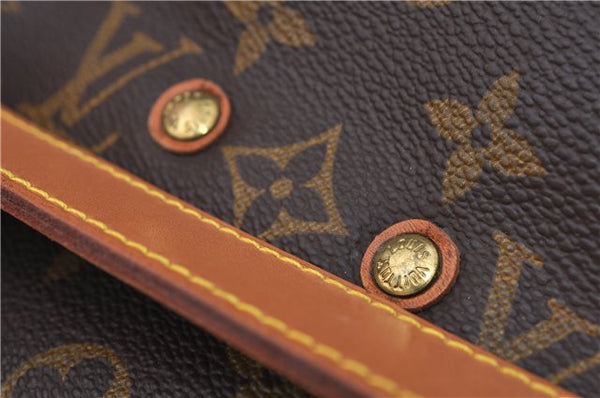 Auth LOUIS VUITTON Monogram Saumur 35 Shoulder Cross Body Bag M42254 LV 8291C