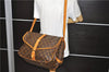 Auth LOUIS VUITTON Monogram Saumur 35 Shoulder Cross Body Bag M42254 LV 8291C
