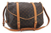 Auth LOUIS VUITTON Monogram Saumur 43 Shoulder Cross Body Bag M42252 LV 8294C