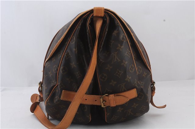 Auth LOUIS VUITTON Monogram Saumur 43 Shoulder Cross Body Bag M42252 LV 8294C