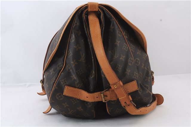 Auth LOUIS VUITTON Monogram Saumur 43 Shoulder Cross Body Bag M42252 LV 8294C