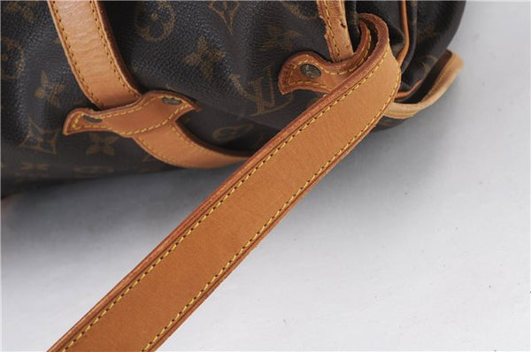 Auth LOUIS VUITTON Monogram Saumur 43 Shoulder Cross Body Bag M42252 LV 8294C