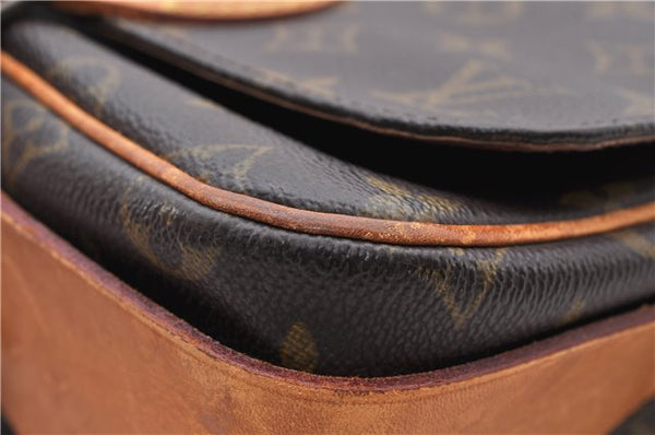 Auth LOUIS VUITTON Monogram Cartouchiere MM Shoulder Cross Bag M51253 LV 8295C