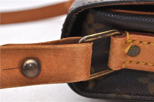 Auth LOUIS VUITTON Monogram Cartouchiere MM Shoulder Cross Bag M51253 LV 8295C