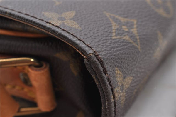 Auth LOUIS VUITTON Monogram Cartouchiere MM Shoulder Cross Bag M51253 LV 8295C