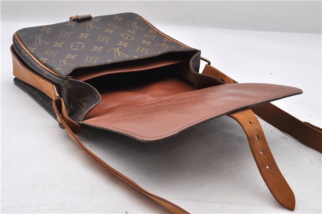 Auth LOUIS VUITTON Monogram Cartouchiere MM Shoulder Cross Bag M51253 LV 8295C