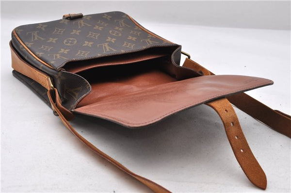Auth LOUIS VUITTON Monogram Cartouchiere MM Shoulder Cross Bag M51253 LV 8295C