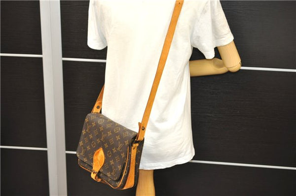 Auth LOUIS VUITTON Monogram Cartouchiere MM Shoulder Cross Bag M51253 LV 8295C