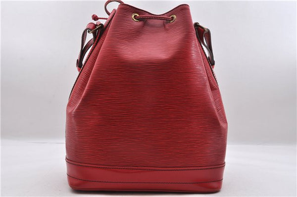 Authentic LOUIS VUITTON Epi Noe Red Shoulder Bag M44007 LV 8296C