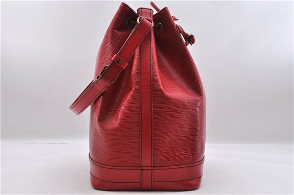 Authentic LOUIS VUITTON Epi Noe Red Shoulder Bag M44007 LV 8296C