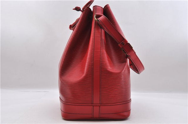 Authentic LOUIS VUITTON Epi Noe Red Shoulder Bag M44007 LV 8296C