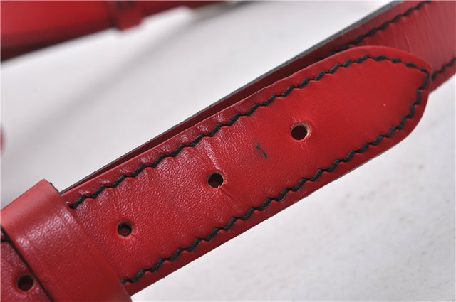 Authentic LOUIS VUITTON Epi Noe Red Shoulder Bag M44007 LV 8296C