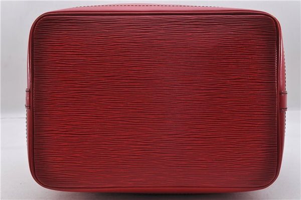 Authentic LOUIS VUITTON Epi Noe Red Shoulder Bag M44007 LV 8296C