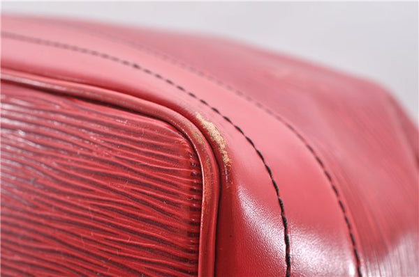 Authentic LOUIS VUITTON Epi Noe Red Shoulder Bag M44007 LV 8296C