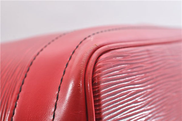 Authentic LOUIS VUITTON Epi Noe Red Shoulder Bag M44007 LV 8296C