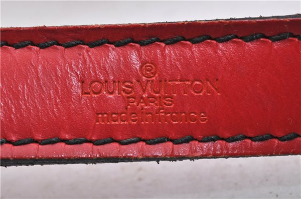 Authentic LOUIS VUITTON Epi Noe Red Shoulder Bag M44007 LV 8296C