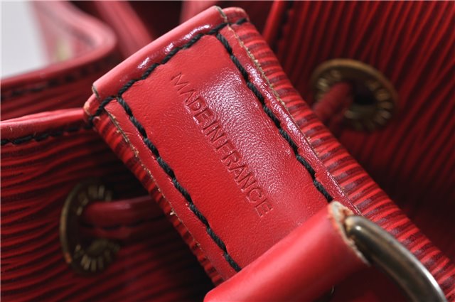Authentic LOUIS VUITTON Epi Noe Red Shoulder Bag M44007 LV 8296C