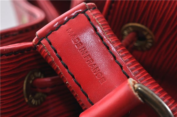 Authentic LOUIS VUITTON Epi Noe Red Shoulder Bag M44007 LV 8296C