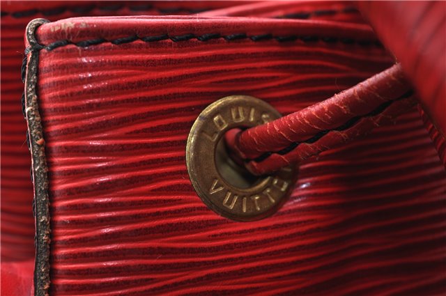 Authentic LOUIS VUITTON Epi Noe Red Shoulder Bag M44007 LV 8296C