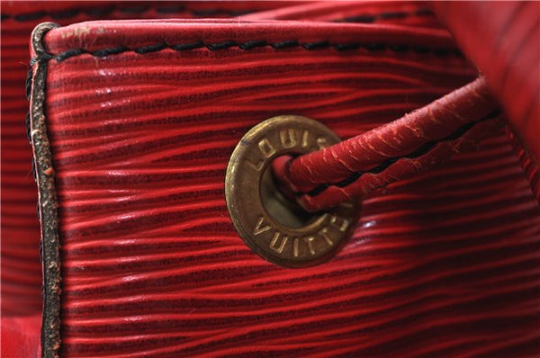 Authentic LOUIS VUITTON Epi Noe Red Shoulder Bag M44007 LV 8296C