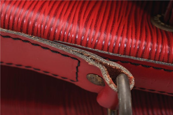 Authentic LOUIS VUITTON Epi Noe Red Shoulder Bag M44007 LV 8296C