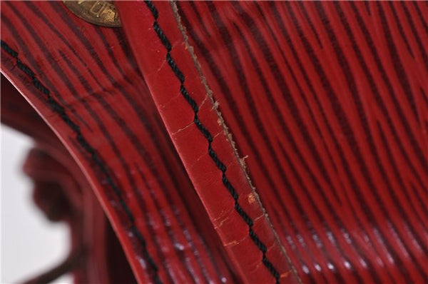 Authentic LOUIS VUITTON Epi Noe Red Shoulder Bag M44007 LV 8296C