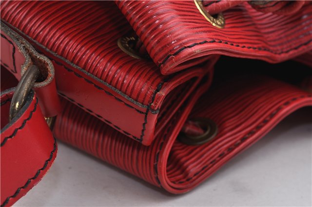 Authentic LOUIS VUITTON Epi Noe Red Shoulder Bag M44007 LV 8296C
