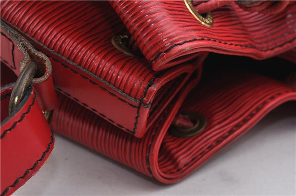 Authentic LOUIS VUITTON Epi Noe Red Shoulder Bag M44007 LV 8296C