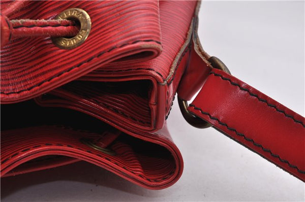 Authentic LOUIS VUITTON Epi Noe Red Shoulder Bag M44007 LV 8296C