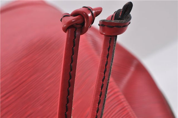 Authentic LOUIS VUITTON Epi Noe Red Shoulder Bag M44007 LV 8296C